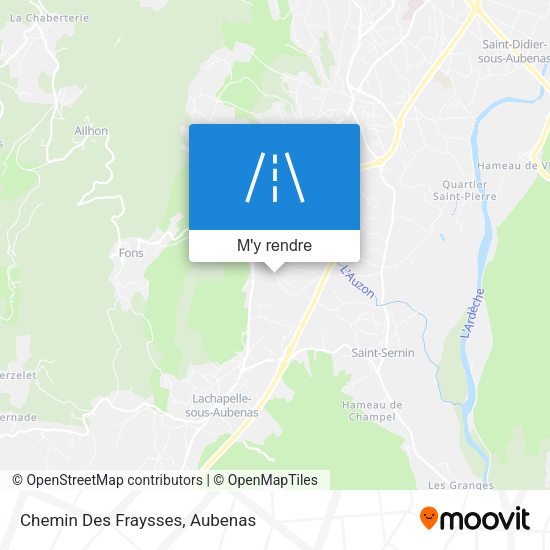 Chemin Des Fraysses plan