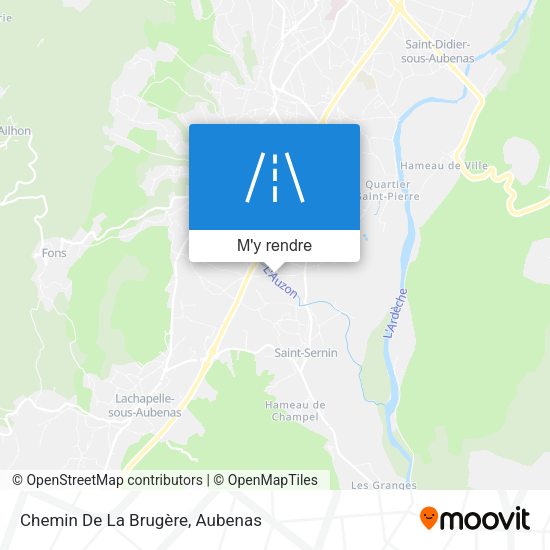 Chemin De La Brugère plan