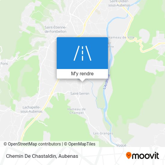 Chemin De Chastaldin plan