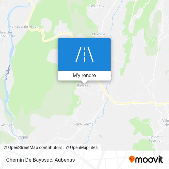 Chemin De Bayssac plan