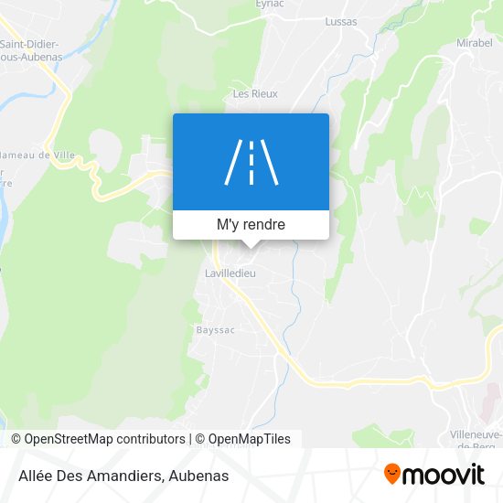 Allée Des Amandiers plan