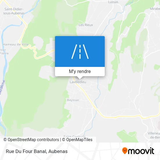 Rue Du Four Banal plan