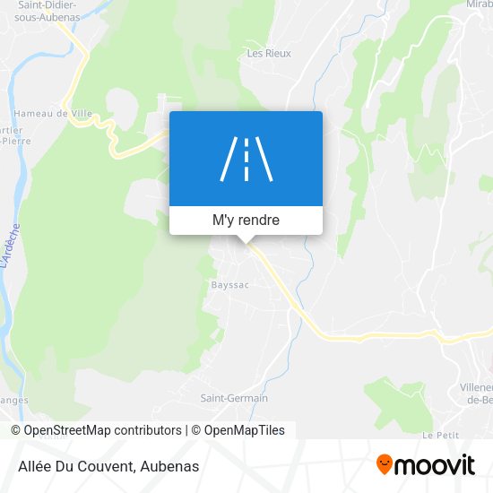 Allée Du Couvent plan