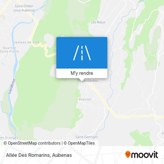 Allée Des Romarins plan