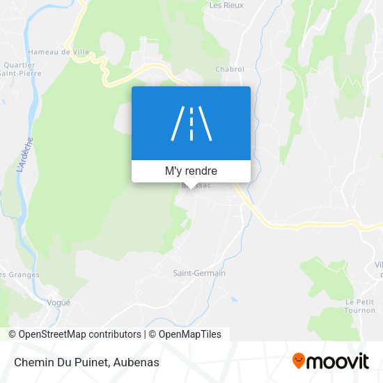 Chemin Du Puinet plan