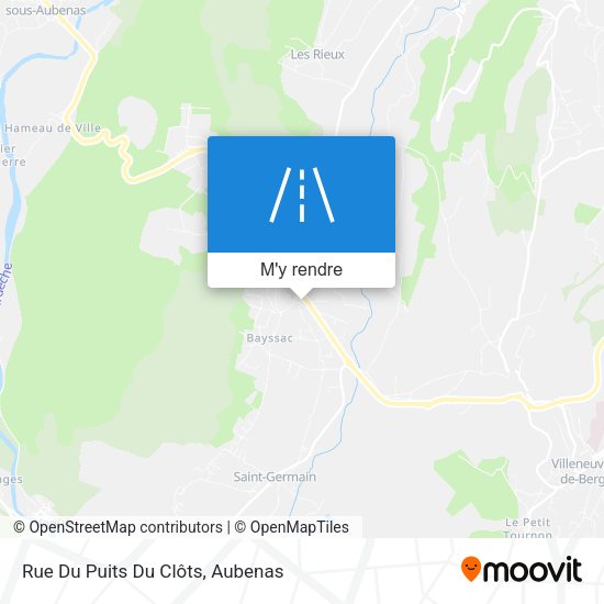 Rue Du Puits Du Clôts plan