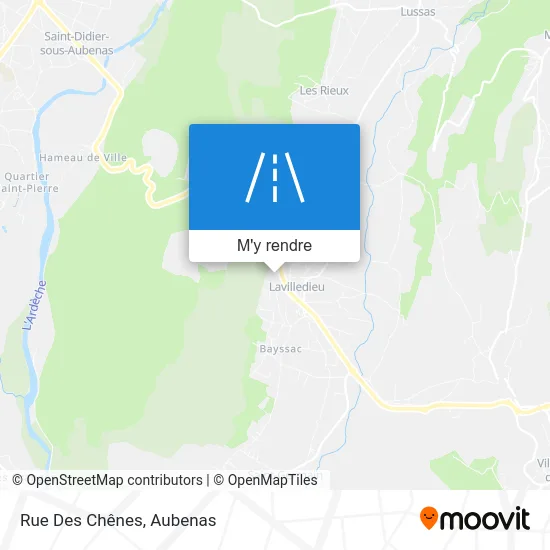 Rue Des Chênes plan