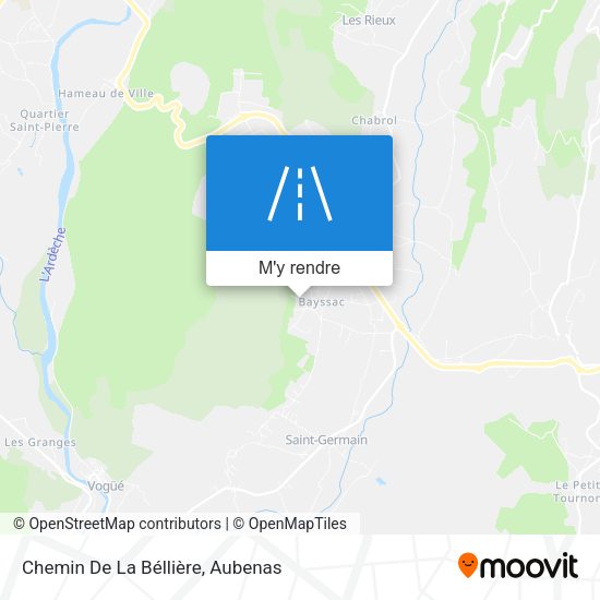 Chemin De La Béllière plan