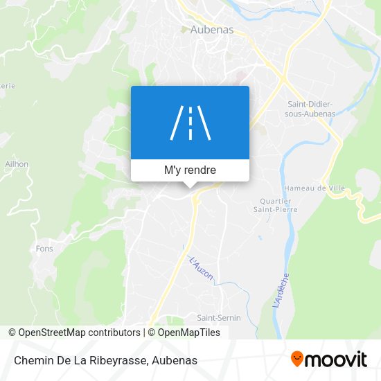 Chemin De La Ribeyrasse plan