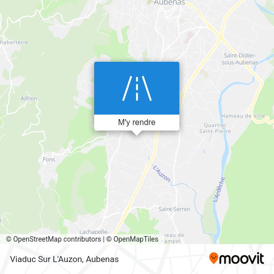 Viaduc Sur L'Auzon plan