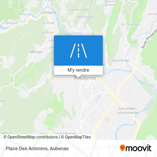 Place Des Antonins plan