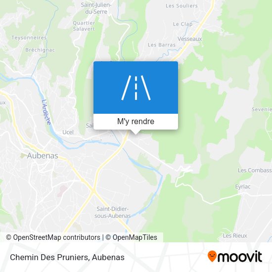Chemin Des Pruniers plan