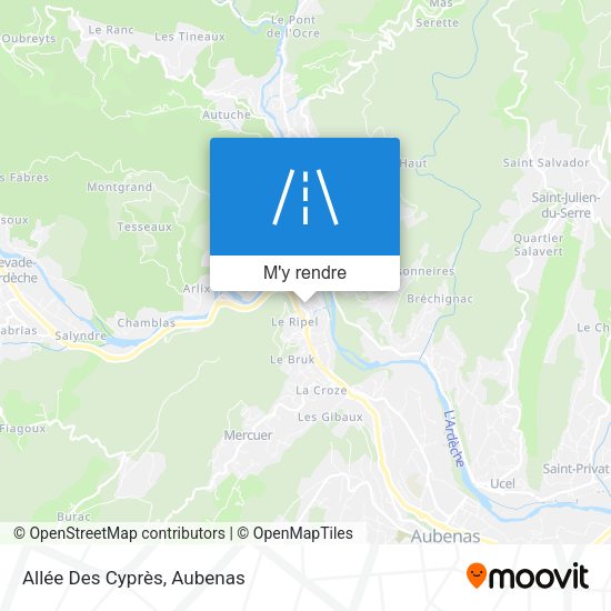 Allée Des Cyprès plan