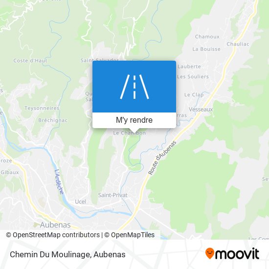 Chemin Du Moulinage plan