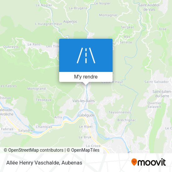 Allée Henry Vaschalde plan