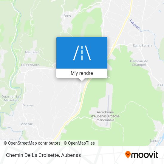 Chemin De La Croisette plan
