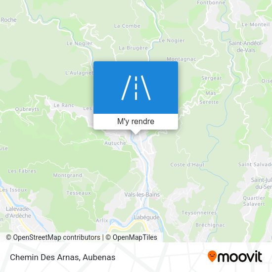 Chemin Des Arnas plan