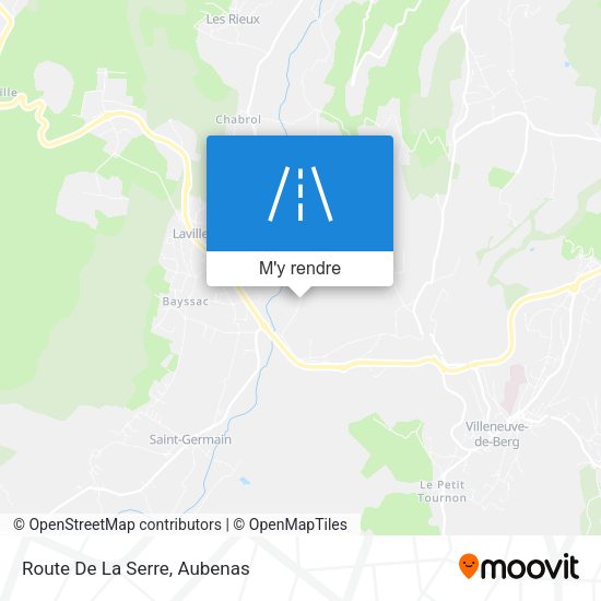 Route De La Serre plan
