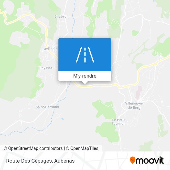 Route Des Cépages plan