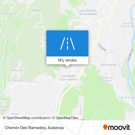 Chemin Des Ramades plan
