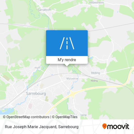 Rue Joseph Marie Jacquard plan