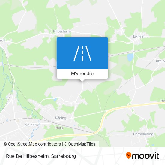 Rue De Hilbesheim plan