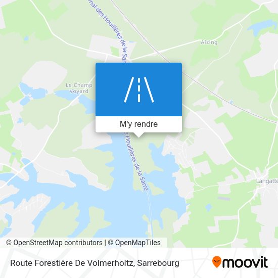 Route Forestière De Volmerholtz plan