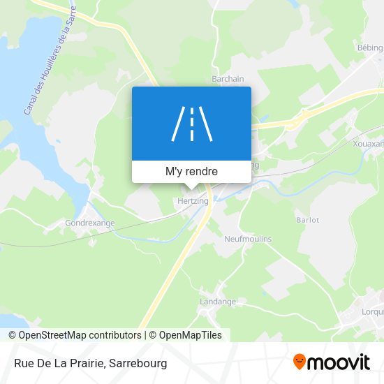 Rue De La Prairie plan
