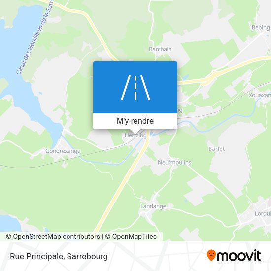 Rue Principale plan