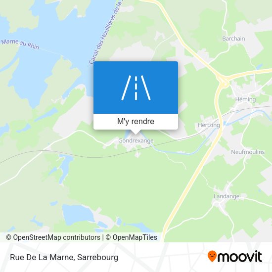 Rue De La Marne plan