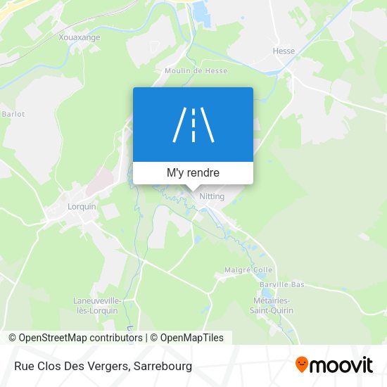 Rue Clos Des Vergers plan