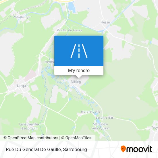 Rue Du Général De Gaulle plan