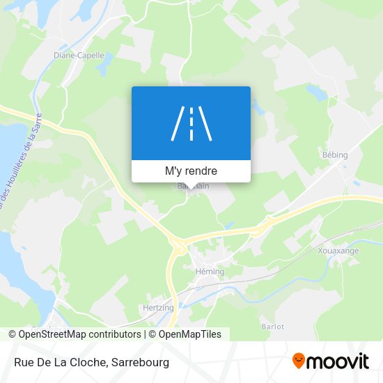Rue De La Cloche plan