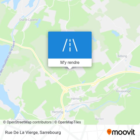 Rue De La Vierge plan