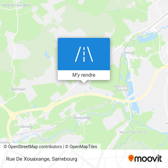 Rue De Xouaxange plan
