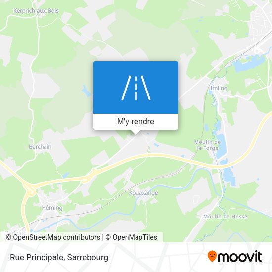 Rue Principale plan