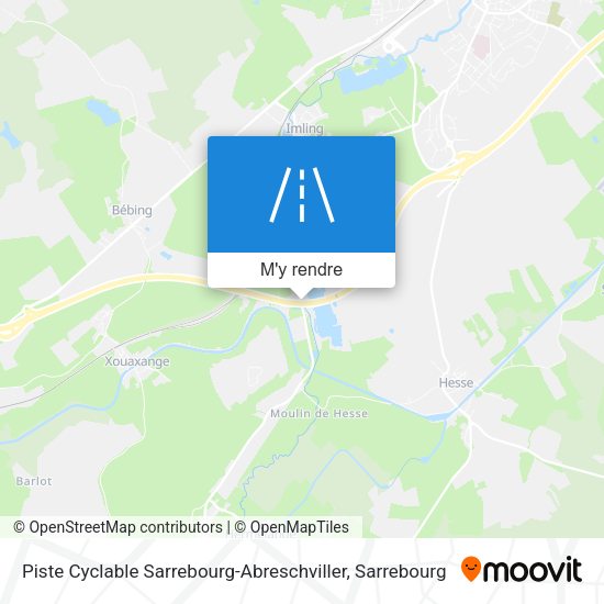 Piste Cyclable Sarrebourg-Abreschviller plan