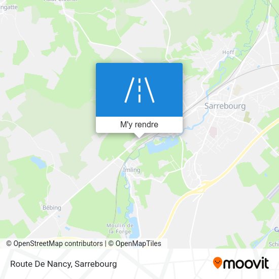 Route De Nancy plan