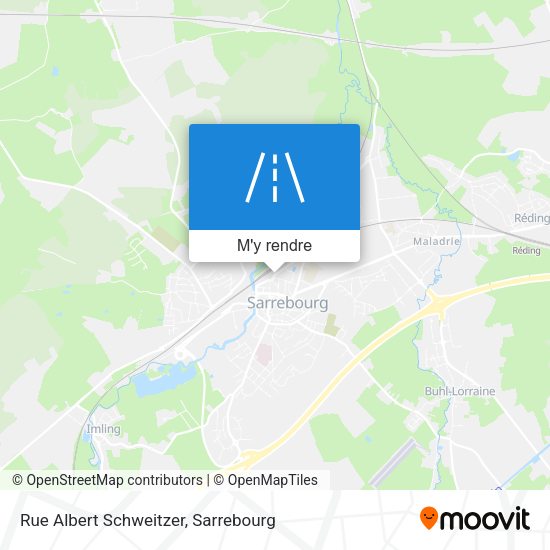 Rue Albert Schweitzer plan
