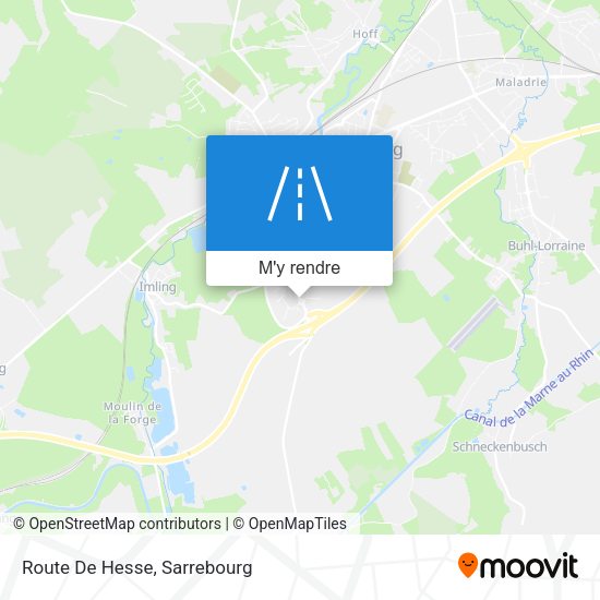 Route De Hesse plan