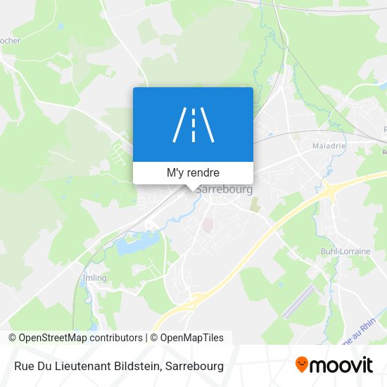 Rue Du Lieutenant Bildstein plan