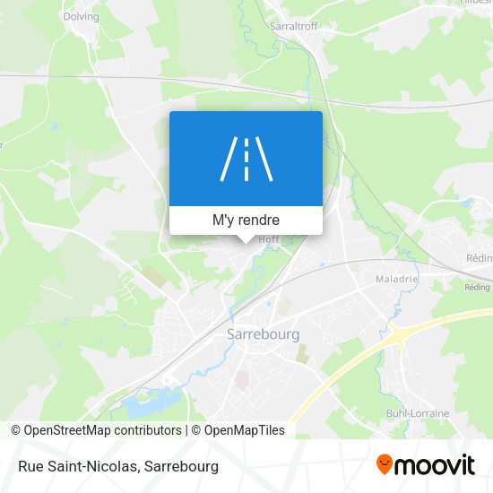 Rue Saint-Nicolas plan