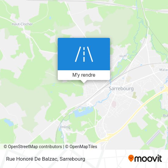 Rue Honoré De Balzac plan