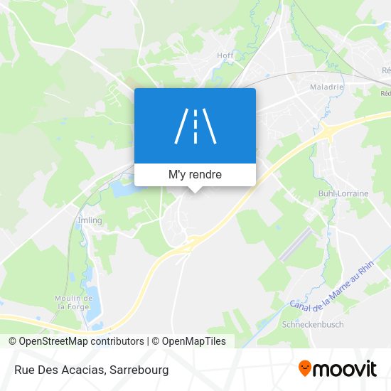 Rue Des Acacias plan
