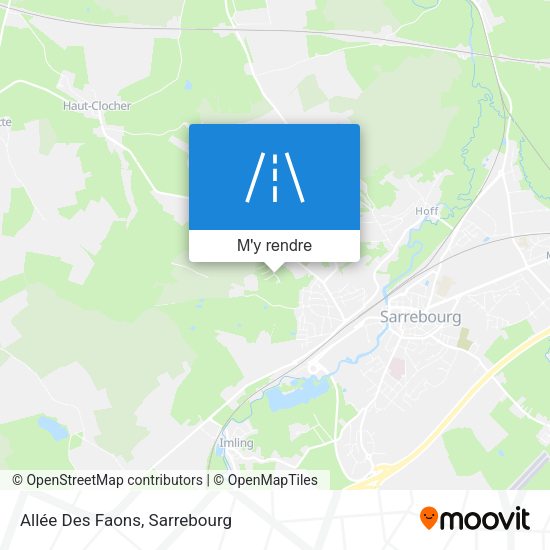 Allée Des Faons plan