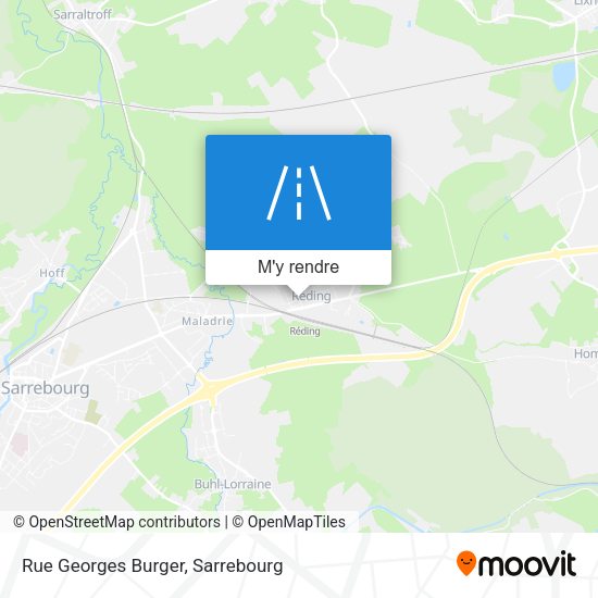Rue Georges Burger plan