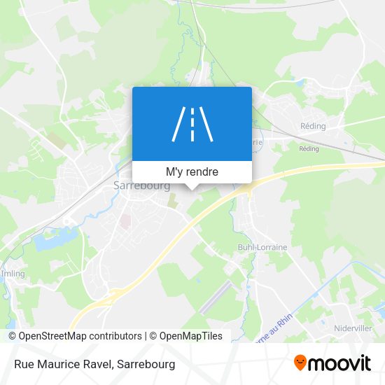 Rue Maurice Ravel plan