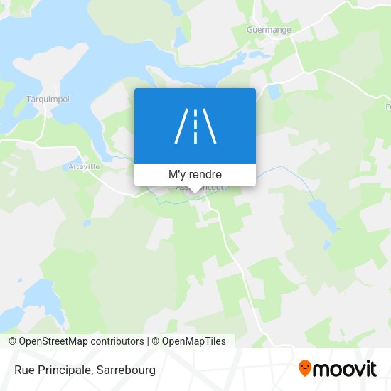Rue Principale plan