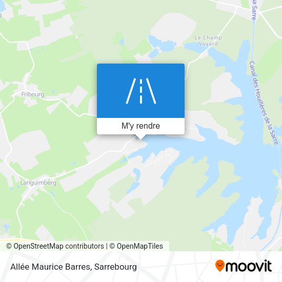 Allée Maurice Barres plan