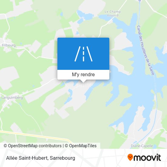 Allée Saint-Hubert plan